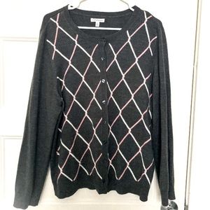 Women’s XL Craft and Barrow Argyle Cardigan